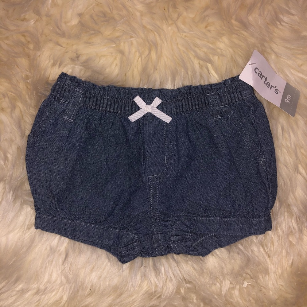 ⭐️NWT⭐️ Carter’s Jean Shorts for Baby Girl